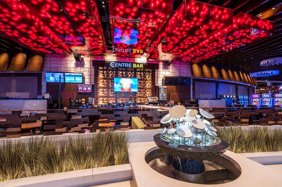 Centre Bar and Gaming zone in the Club Regent Casino